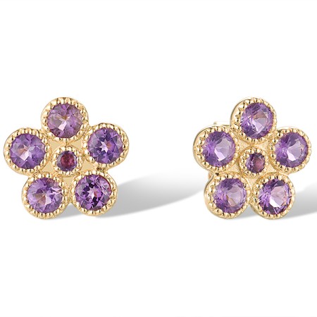14KY Earrings Amethyst (E319846AME14KY)