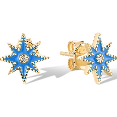 14KY Earrings Diamond,Enamel (E319883ENA14KY)