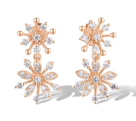 14KR Earrings Diamond (E319931DIA14KR)