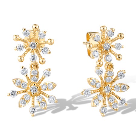 14KY Earrings Diamond (E319931DIA14KY)