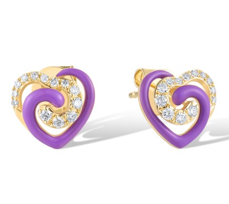 14KY Earrings Diamond,Enamel (E319937ENA14KY)