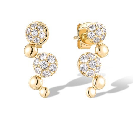 14KY Earrings Diamond (E319951DIA14KY)