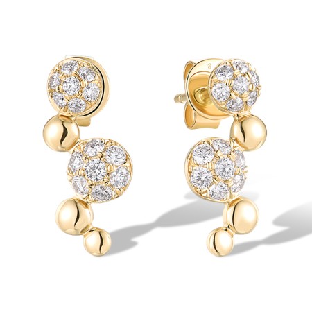 14KY Earrings Diamond (E319951DIA14KY)