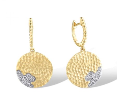 14KYW Earrings Diamond (E319975DIA14KYW)
