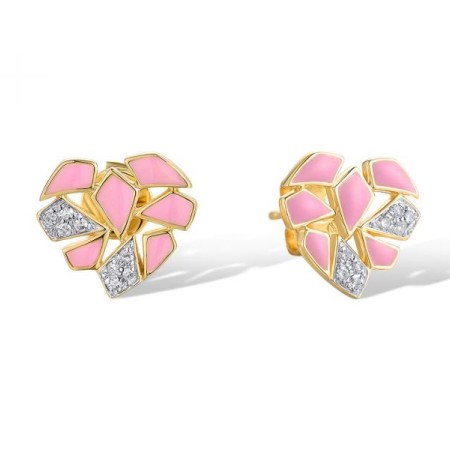 14KYW Earrings Diamond,Enamel (E319985ENA14KYW)