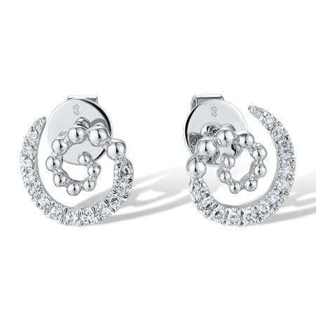 14KW Earrings Diamond (E319988DIA14KW)