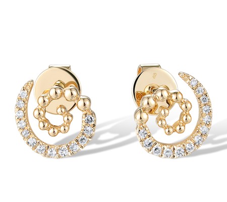 14KY Earrings Diamond (E319988DIA14KY)