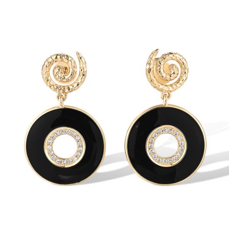 14KY Earrings Diamond,Enamel (E319989ENA14KY)