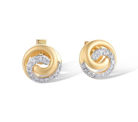 14KYW Earrings Diamond (E319991DIA14KYW)