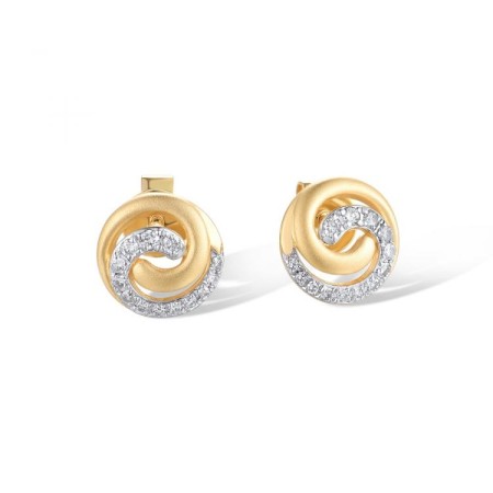 14KYW Earrings Diamond (E319991DIA14KYW)