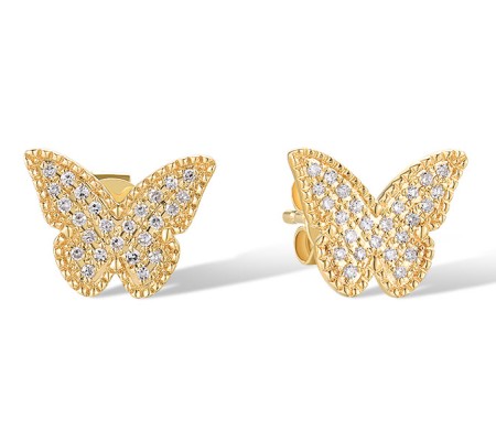 14KY Earrings Diamond (E320005DIA14KY)