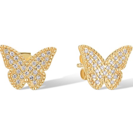 14KY Earrings Diamond (E320005DIA14KY)