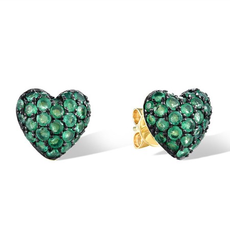 14KYB Earrings Emerald (E320009EMR14KYB)