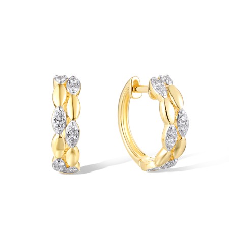 14KYW Earrings Diamond (E320033DIA14KYW)