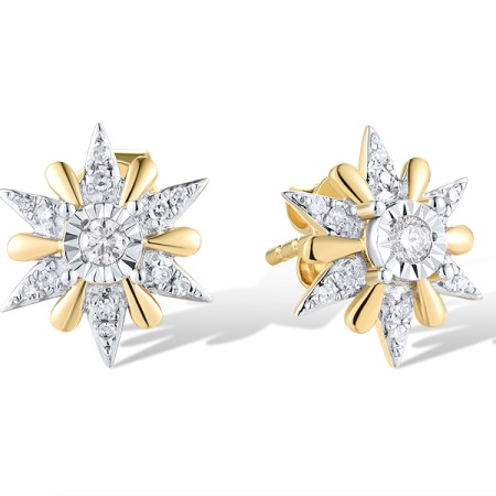 14TT Earrings Diamond (E320034DIA14TT)