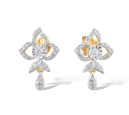 14TT Earrings Diamond (E320037DIA14TT)