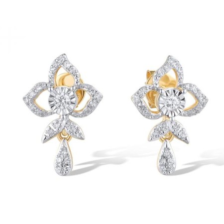 14TT Earrings Diamond (E320037DIA14TT)