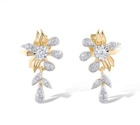 14TT Earrings Diamond (E320038DIA14TT)