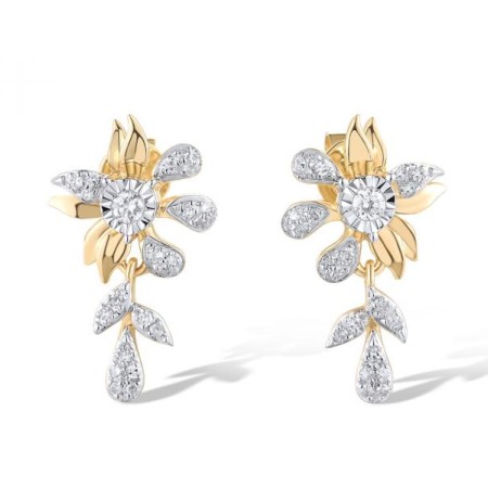 14TT Earrings Diamond (E320038DIA14TT)