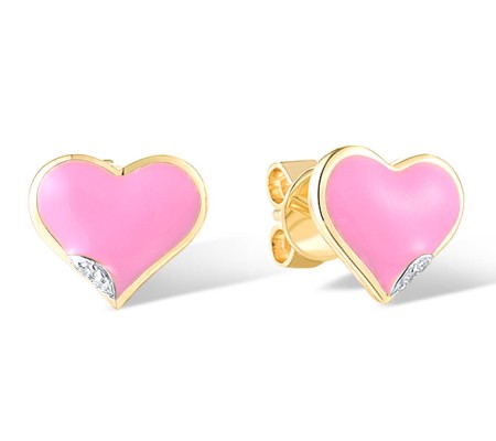 14KYW Earrings Diamond,Enamel (E320064ENA14KYW)