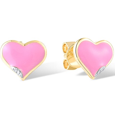 14KYW Earrings Diamond,Enamel (E320064ENA14KYW)