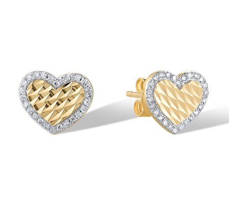 14KYW Earrings Diamond (E320073DIA14KYW)