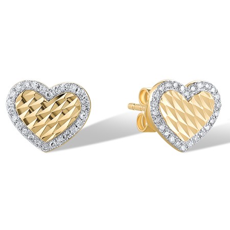 14KYW Earrings Diamond (E320073DIA14KYW)