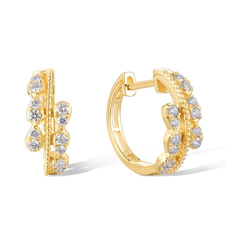 14KY Earrings Diamond (E320112DIA14KY)