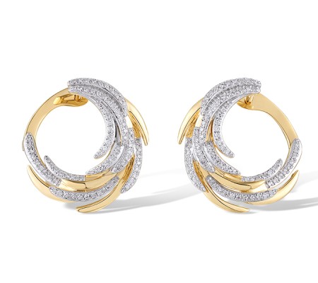 14KYW Earrings Diamond (E320116DIA14KYW)