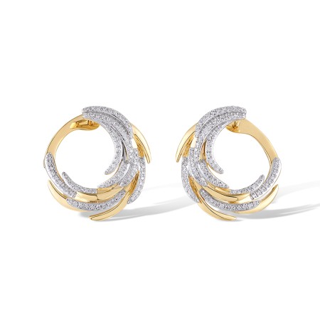 14KYW Earrings Diamond (E320116DIA14KYW)