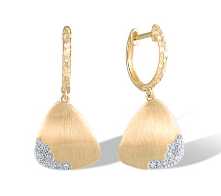 14KYW Earrings Diamond (E320232DIA14KYW)