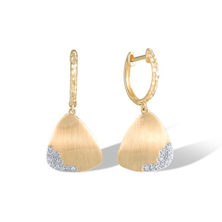 14KYW Earrings Diamond (E320232DIA14KYW)