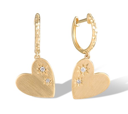 14KY Earrings Diamond (E320233DIA14KY)