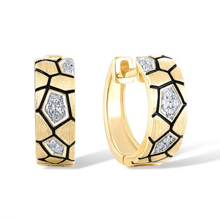 14KYW Earrings Diamond (E320236DIA14KYW)