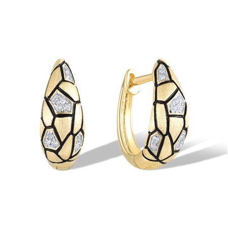 14KYW Earrings Diamond (E320237DIA14KYW)