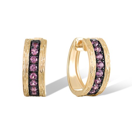 14KYB Earrings Rhodolite Garnet (E320238RHG14KYB)