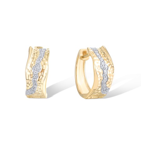 14KYW Earrings Diamond (E320252DIA14KYW)