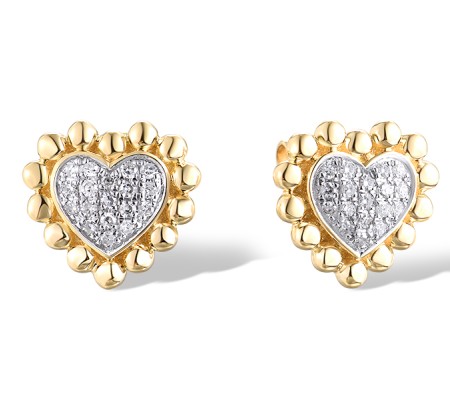 14KYW Earrings Diamond (E320275DIA14KYW)