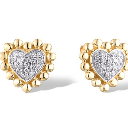 14KYW Earrings Diamond (E320275DIA14KYW)