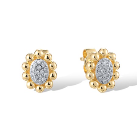 14KYW Earrings Diamond (E320277DIA14KYW)