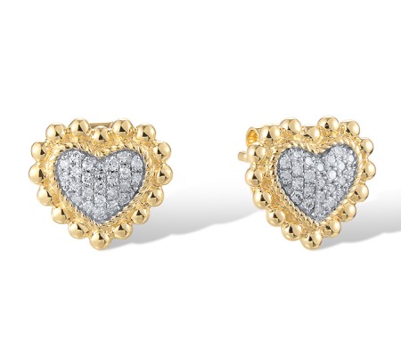 14KYW Earrings Diamond (E320278DIA14KYW)