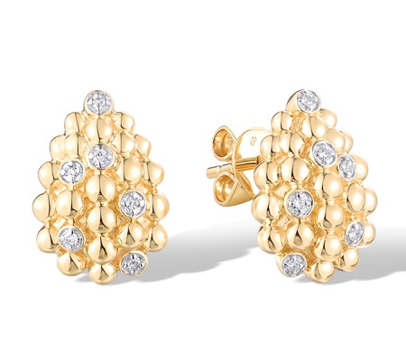 14KYW Earrings Diamond (E320279DIA14KYW)