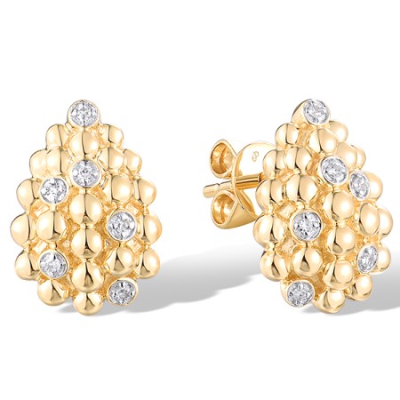 14KYW Earrings Diamond (E320279DIA14KYW)