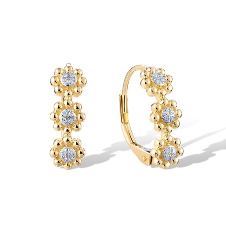 14KYW Earrings Diamond (E320280DIA14KYW)