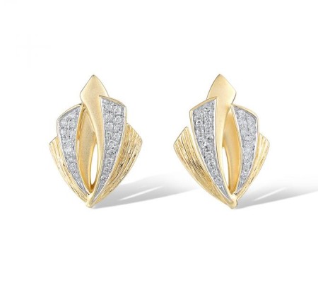 14KYW Earrings Diamond (E320288DIA14KYW)
