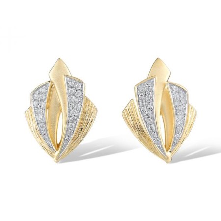 14KYW Earrings Diamond (E320288DIA14KYW)