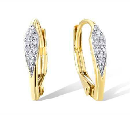 14KYW Earrings Diamond (E320336DIA14KYW)