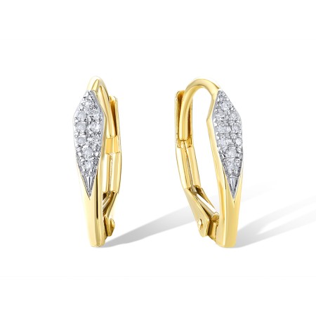 14KYW Earrings Diamond (E320336DIA14KYW)
