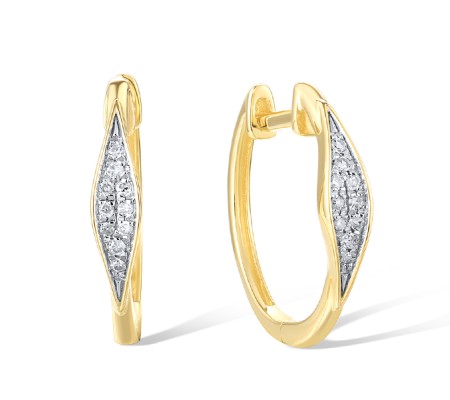 14KYW Earrings Diamond (E320337DIA14KYW)