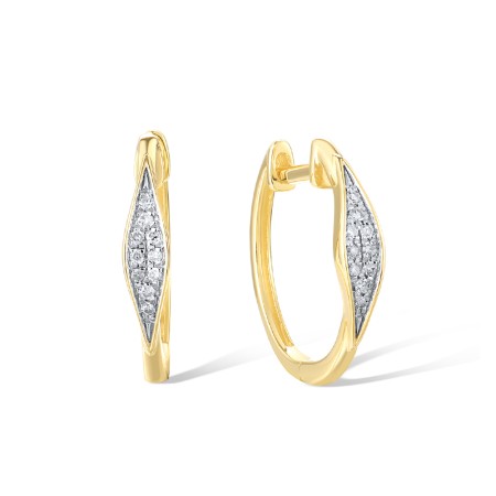 14KYW Earrings Diamond (E320337DIA14KYW)